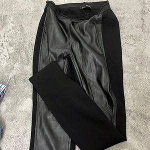 Sam Edelman pleather and cotton leggings